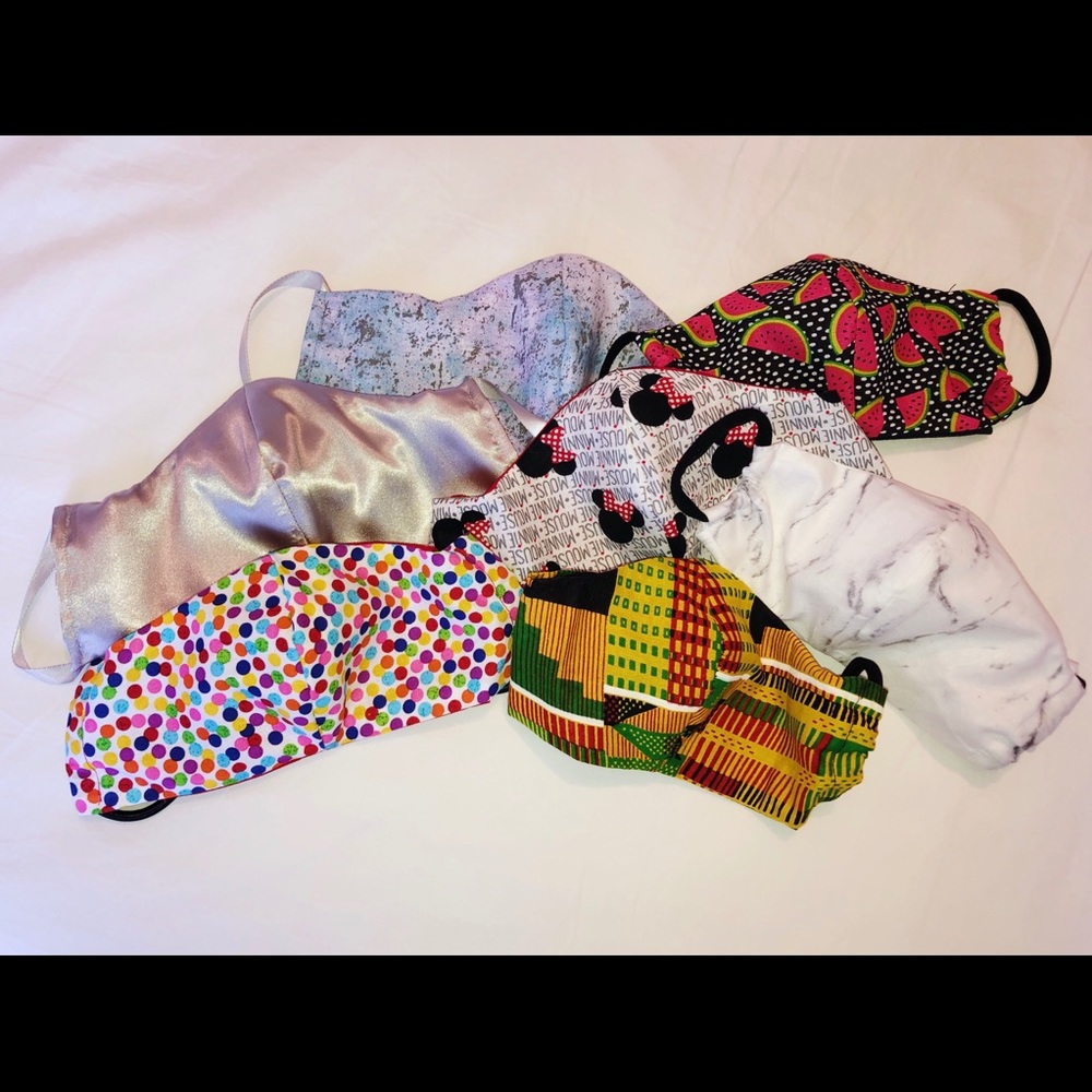 hand made cloth face masks